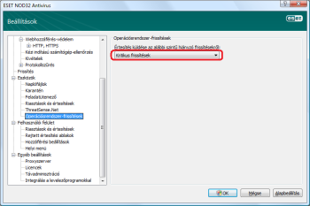Windows frissítések keresése