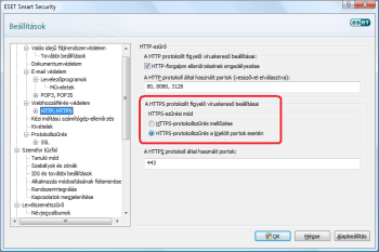 A HTTPS és a POP3S protokoll ellenőrzése