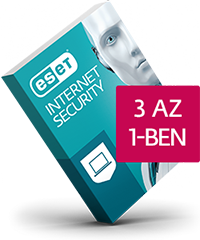 3 felhasználós ESET Internet Security most 1 áráért