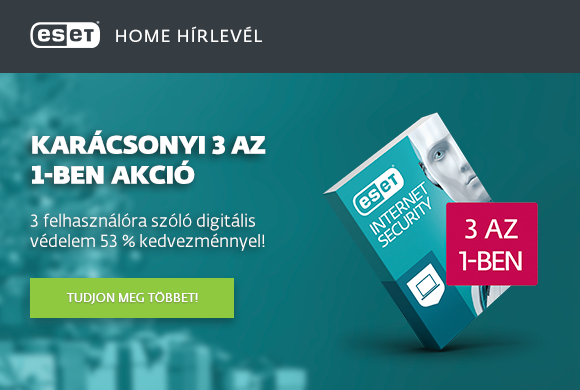 Karácsonyi 3 az 1-ben akció most 53 % kedvezménnyel